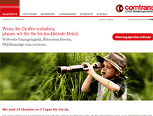 Tablet Screenshot of comtrans.de